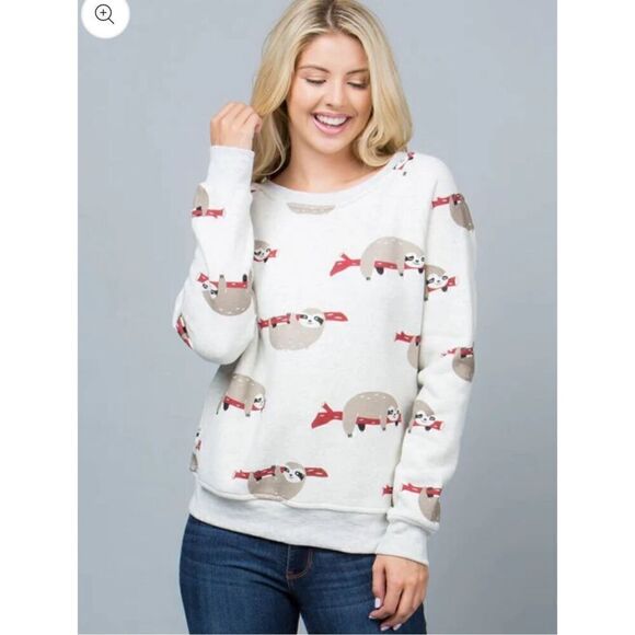 LA SOUL L Sloth Sweatshirt - Picture 3 of 9